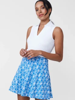 J.McLaughlin Fernwood Skort In Lahara Leaves-Women Skirts & Skorts