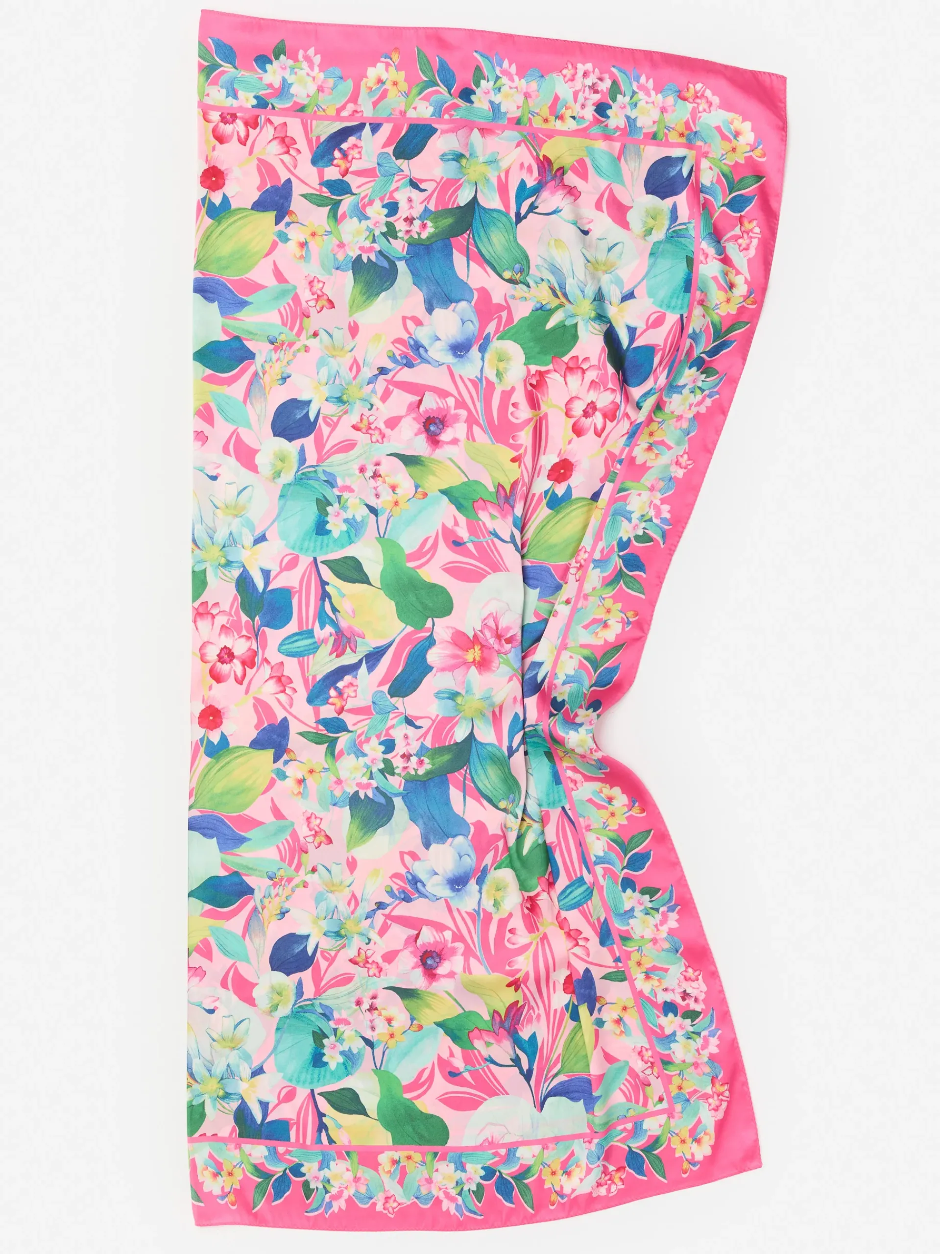 J.McLaughlin Gemma Scarf In Floral Reef Border-Women Shoes & Accessories|Scarves