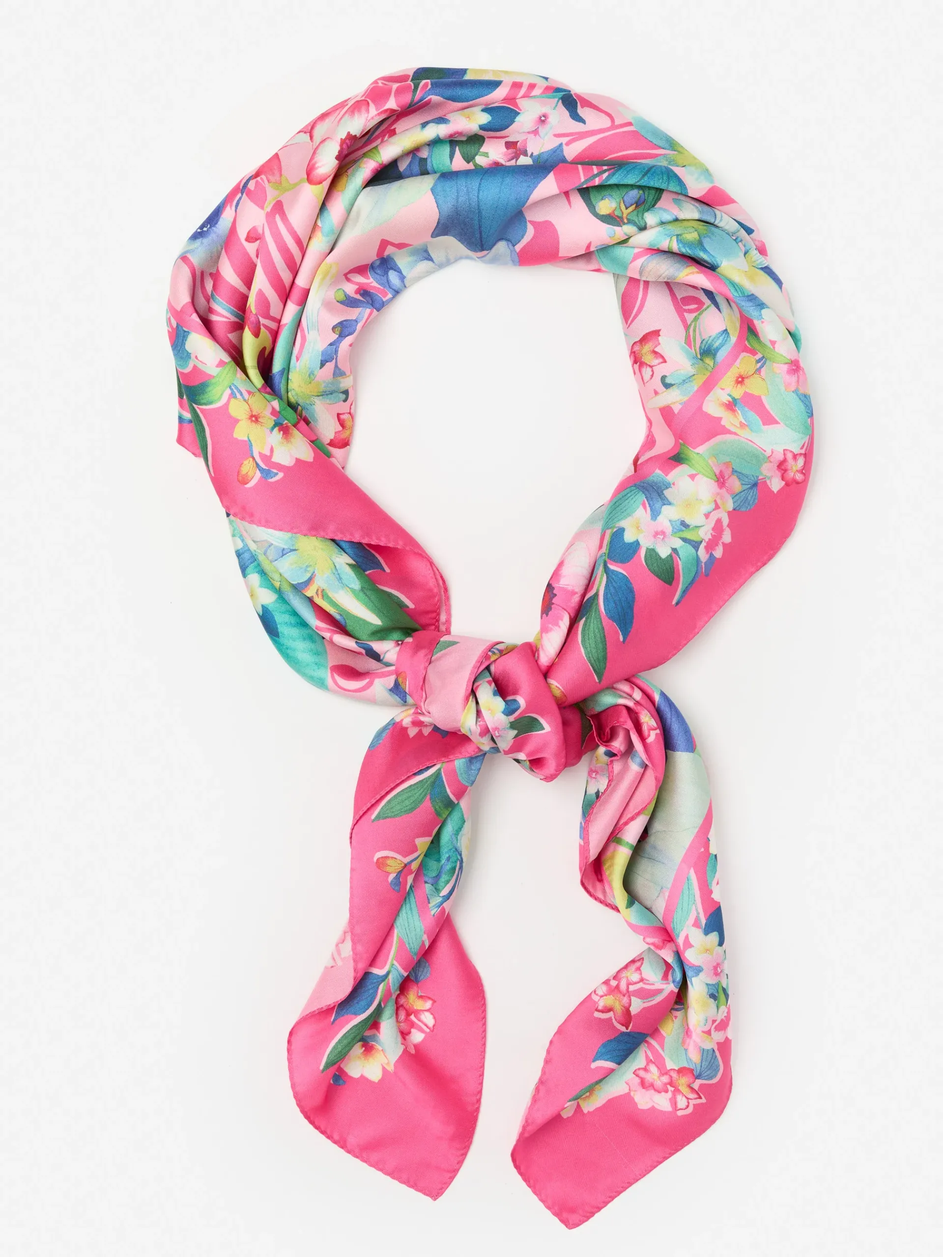 J.McLaughlin Gemma Scarf In Floral Reef Border-Women Shoes & Accessories|Scarves