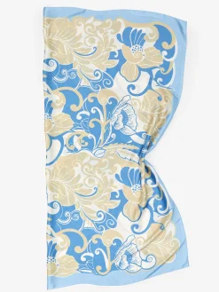 J.McLaughlin Gemma Scarf In Maxi Pandora Floral Border-Women Shoes & Accessories|Scarves