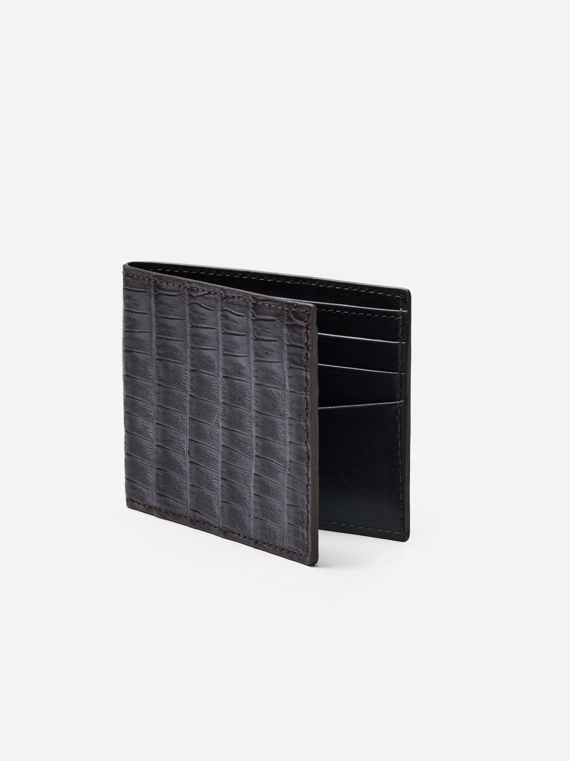 J.McLaughlin Genuine Crocodile Wallet- Shoes & Accessories|Luggage & Travel