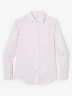 J.McLaughlin Gramercy Classic Fit Linen Shirt- Shirts