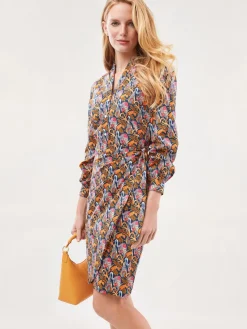 J.McLaughlin Isolde Dress In Rare Bird-Women Dresses