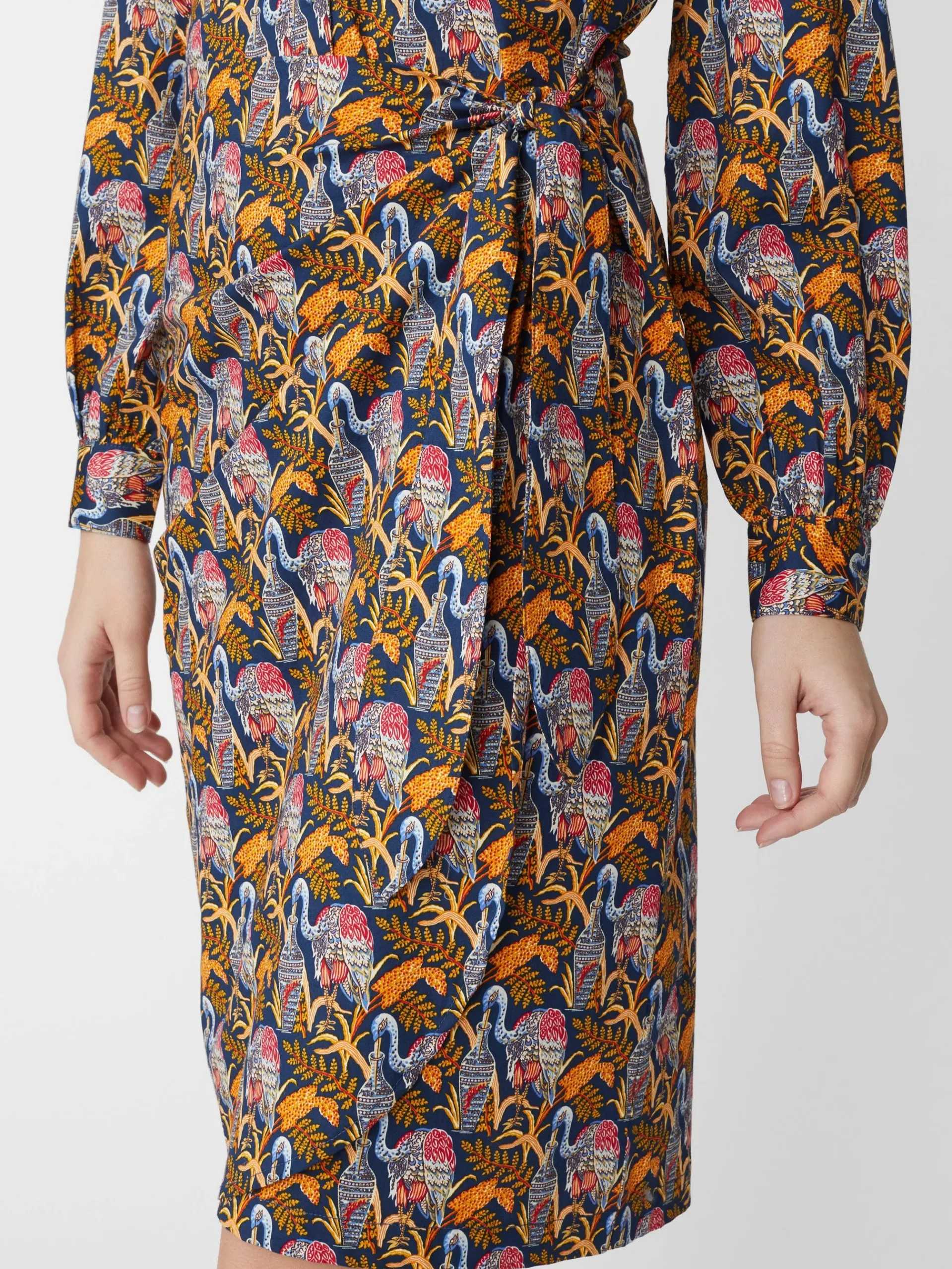 J.McLaughlin Isolde Dress In Rare Bird-Women Dresses