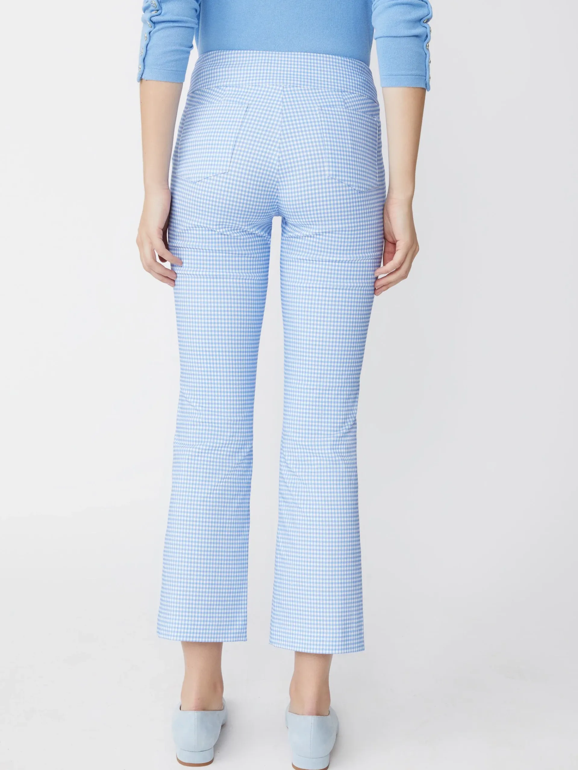 J.McLaughlin Ivy Pants In Cabana Gingham-Women Pants