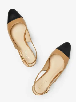 J.McLaughlin Jocelyn Leather Slingback Heels-Women Shoes & Accessories|Heels & Wedges