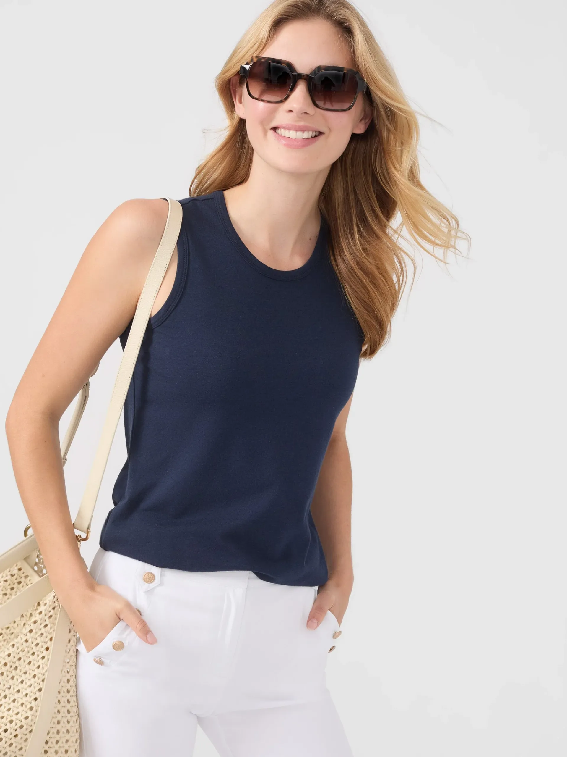 J.McLaughlin Joss Tank Top-Women Tops|Tees