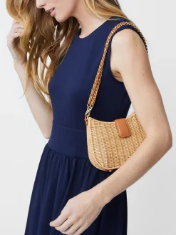 J.McLaughlin Keswick Wicker Handbag-Women Shoes & Accessories|Mini Totes & Crossbody Bags
