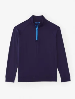 J.McLaughlin Kosta Performance 1/2 Zip- Knits & Polos