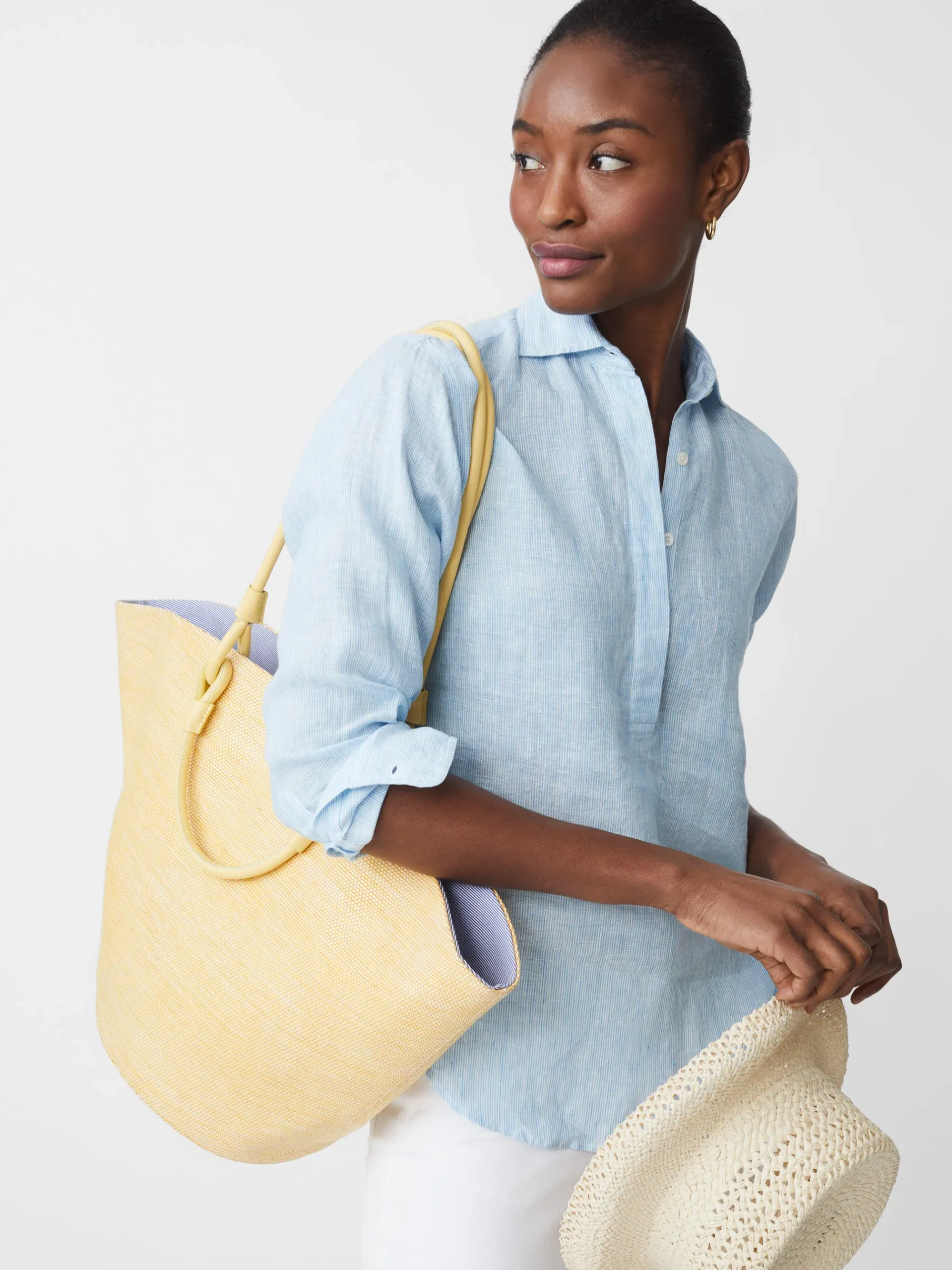 J.McLaughlin Lena Grasscloth Tote-Women Totes|Handbags