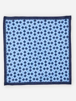 J.McLaughlin Linen Pocket Square In Floral- Shoes & Accessories|Pocket Squares