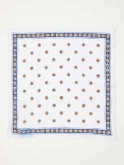 J.McLaughlin Linen Pocket Square In Foulard- Shoes & Accessories|Pocket Squares