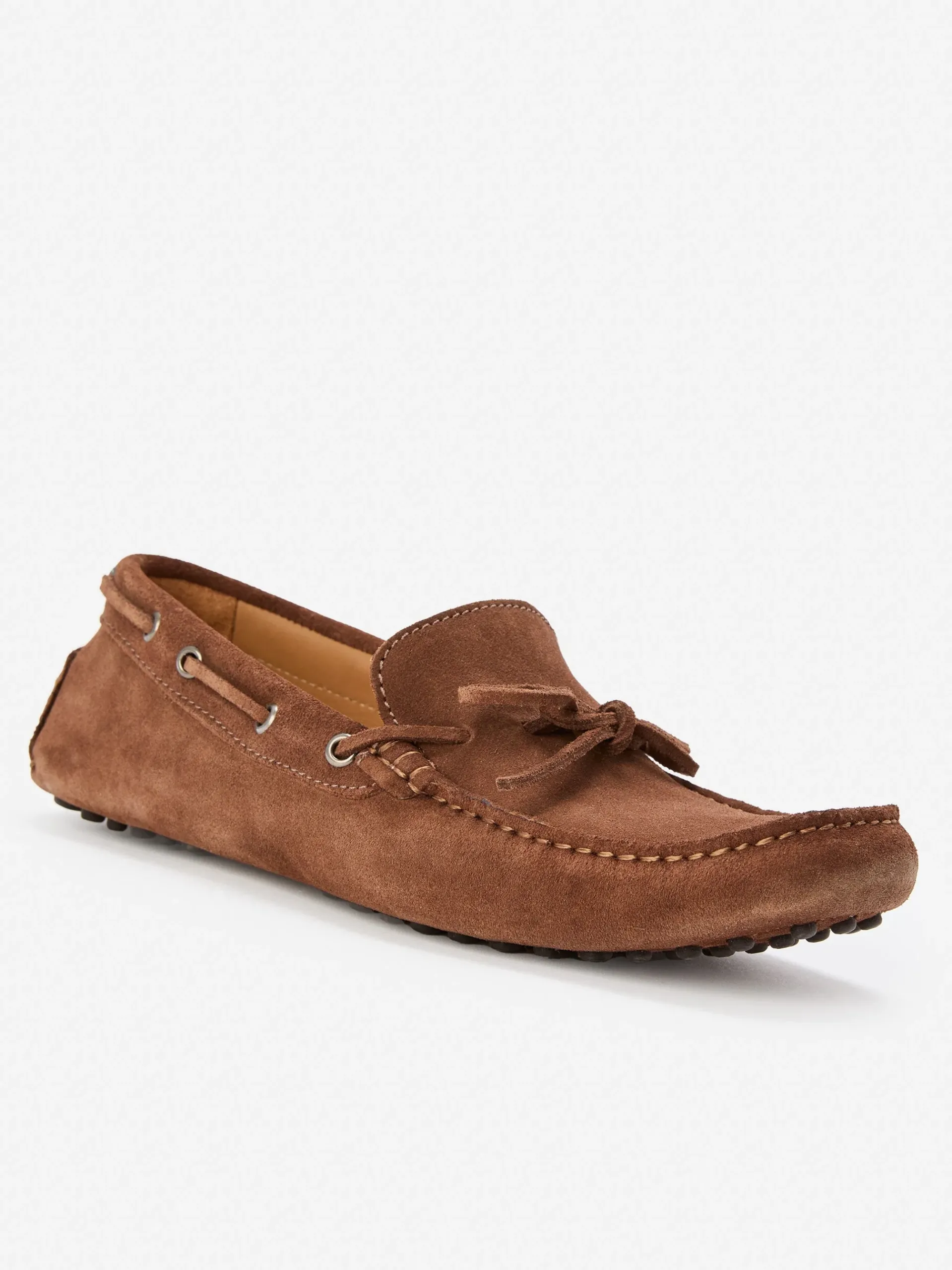 J.McLaughlin Linus Suede Driving Moccasins- Shoes & Accessories|Loafers