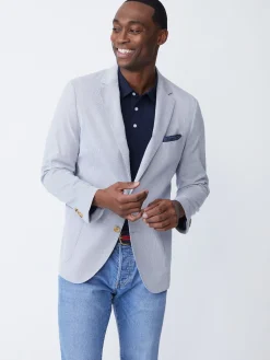 J.McLaughlin Lisbon Blazer In Pinstripe- Jackets & Outerwear|Sport Coats