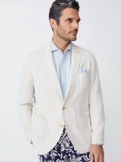 J.McLaughlin Lisbon Linen Blazer- Jackets & Outerwear|Sport Coats