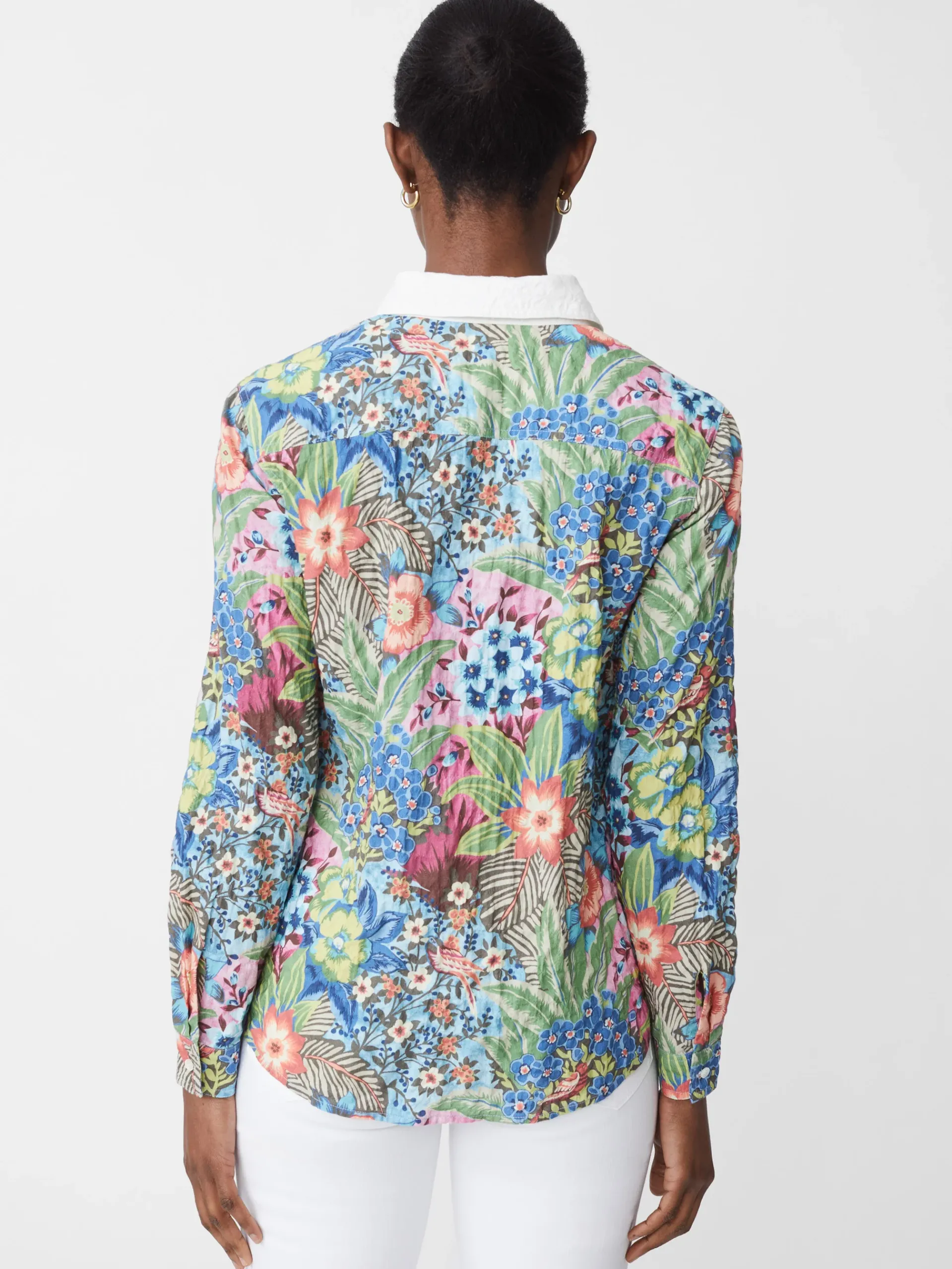 J.McLaughlin Lois Shirt In Paradise Breeze-Women Tops