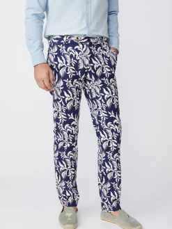 J.McLaughlin Lukas Pants In Jardin Leaf- Pants