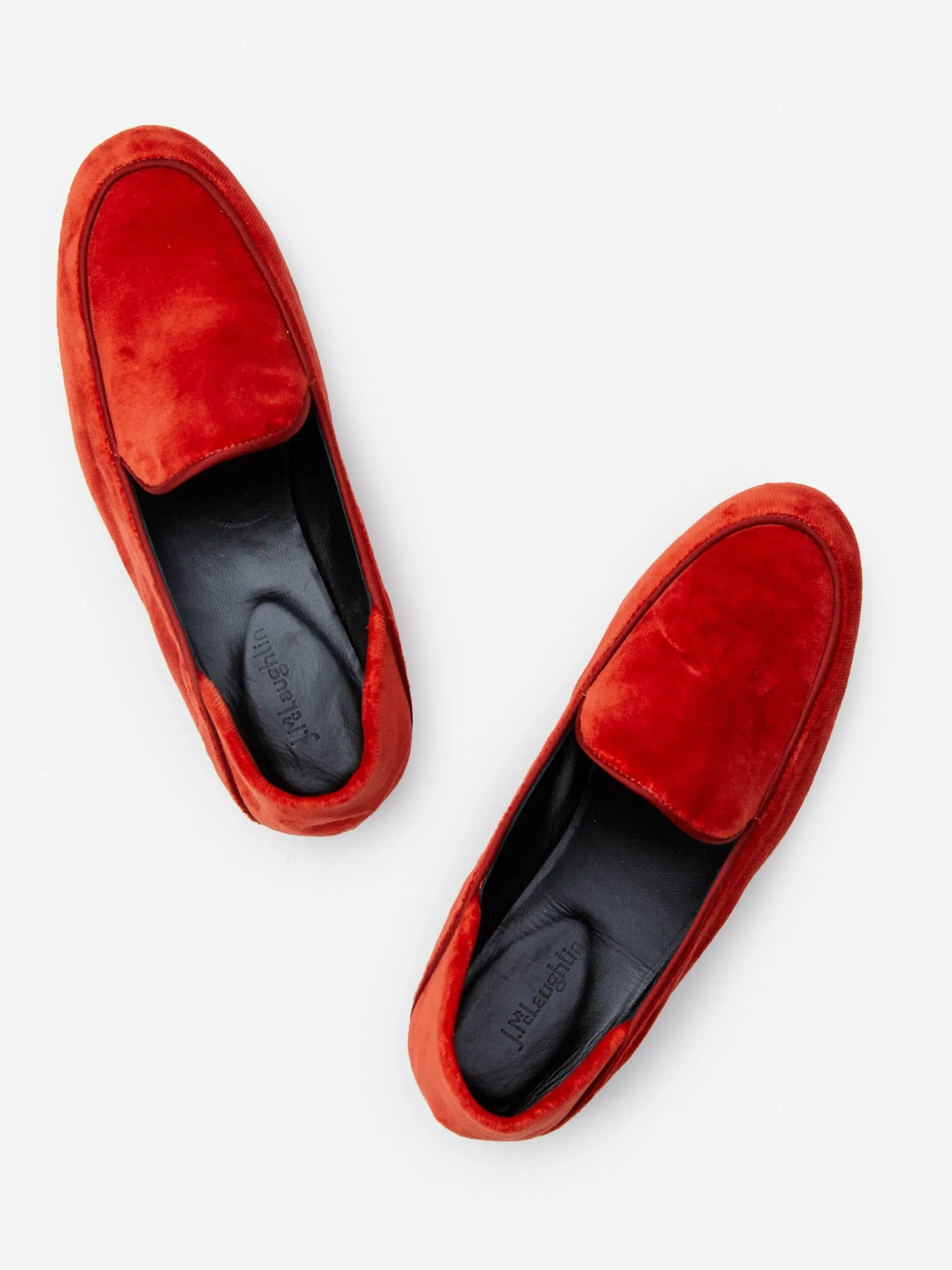 J.McLaughlin Luna Velvet Loafers-Women Loafers