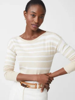 J.McLaughlin Marin Sweater In Stripe-Women Sweaters