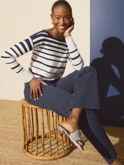 J.McLaughlin Marin Sweater In Stripe-Women Sweaters
