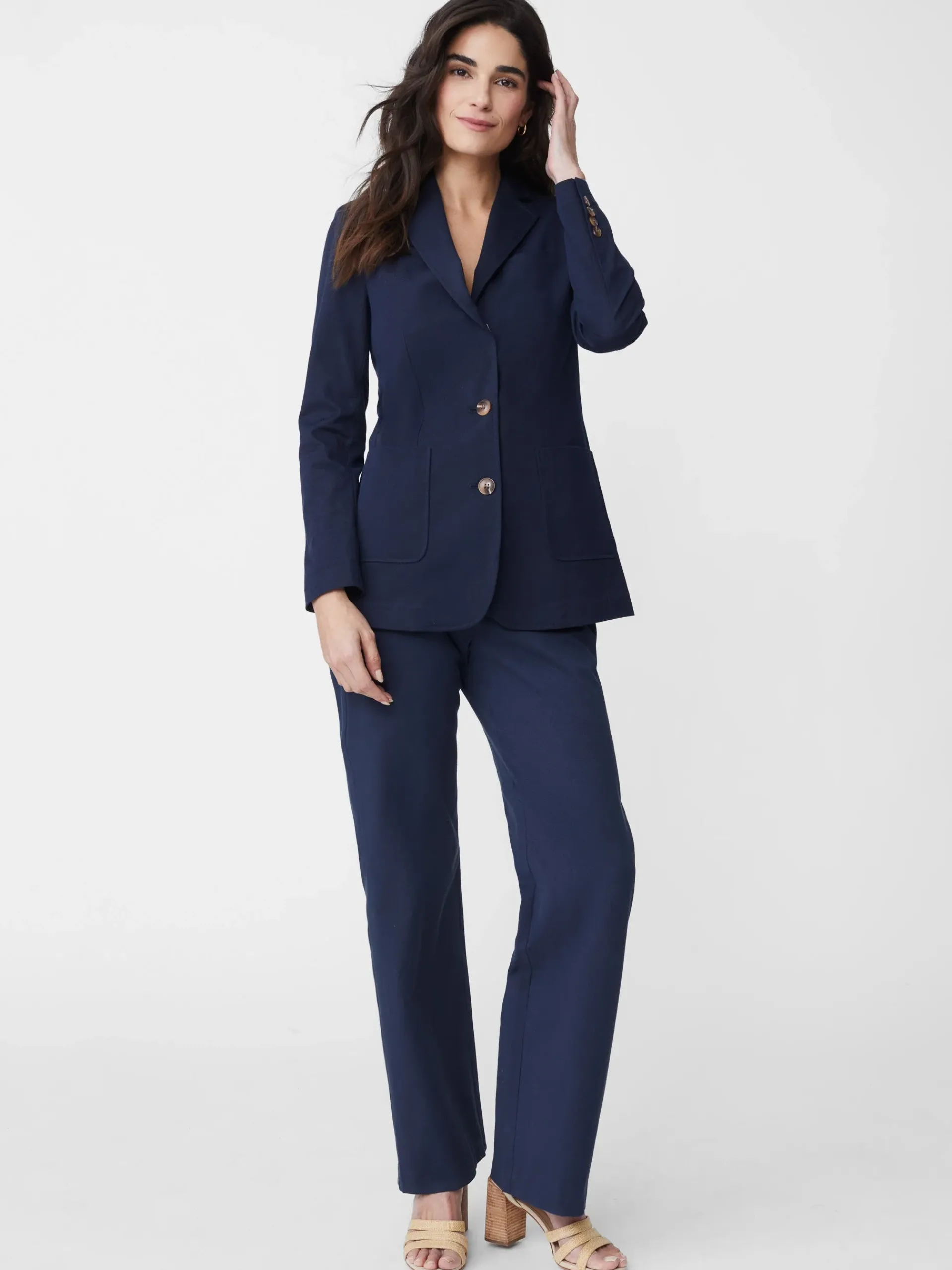J.McLaughlin Merona Cotton Twill Blazer-Women Jackets & Outerwear|Suits & Sets