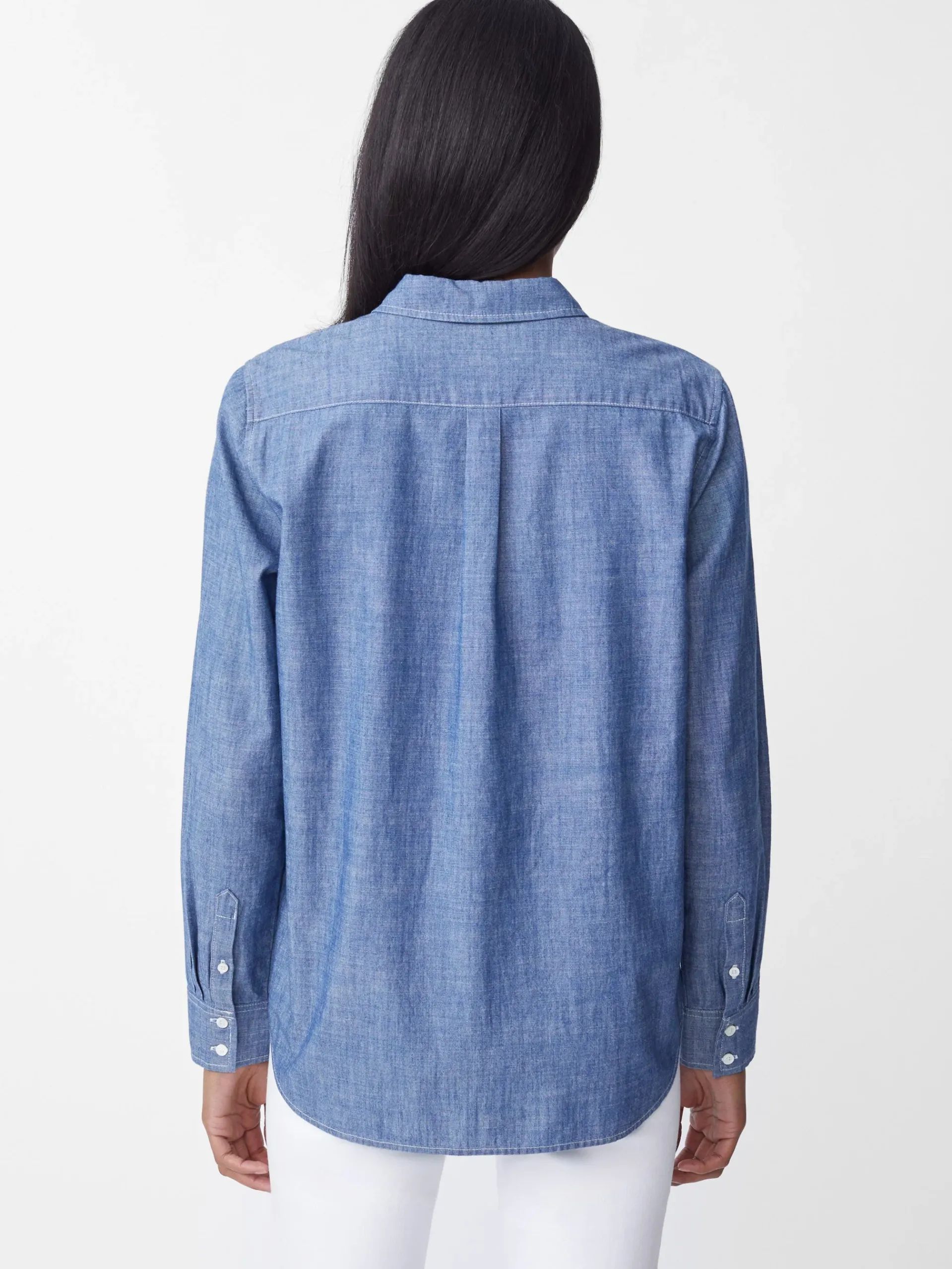 J.McLaughlin Miris Chambray Shirt-Women Tops