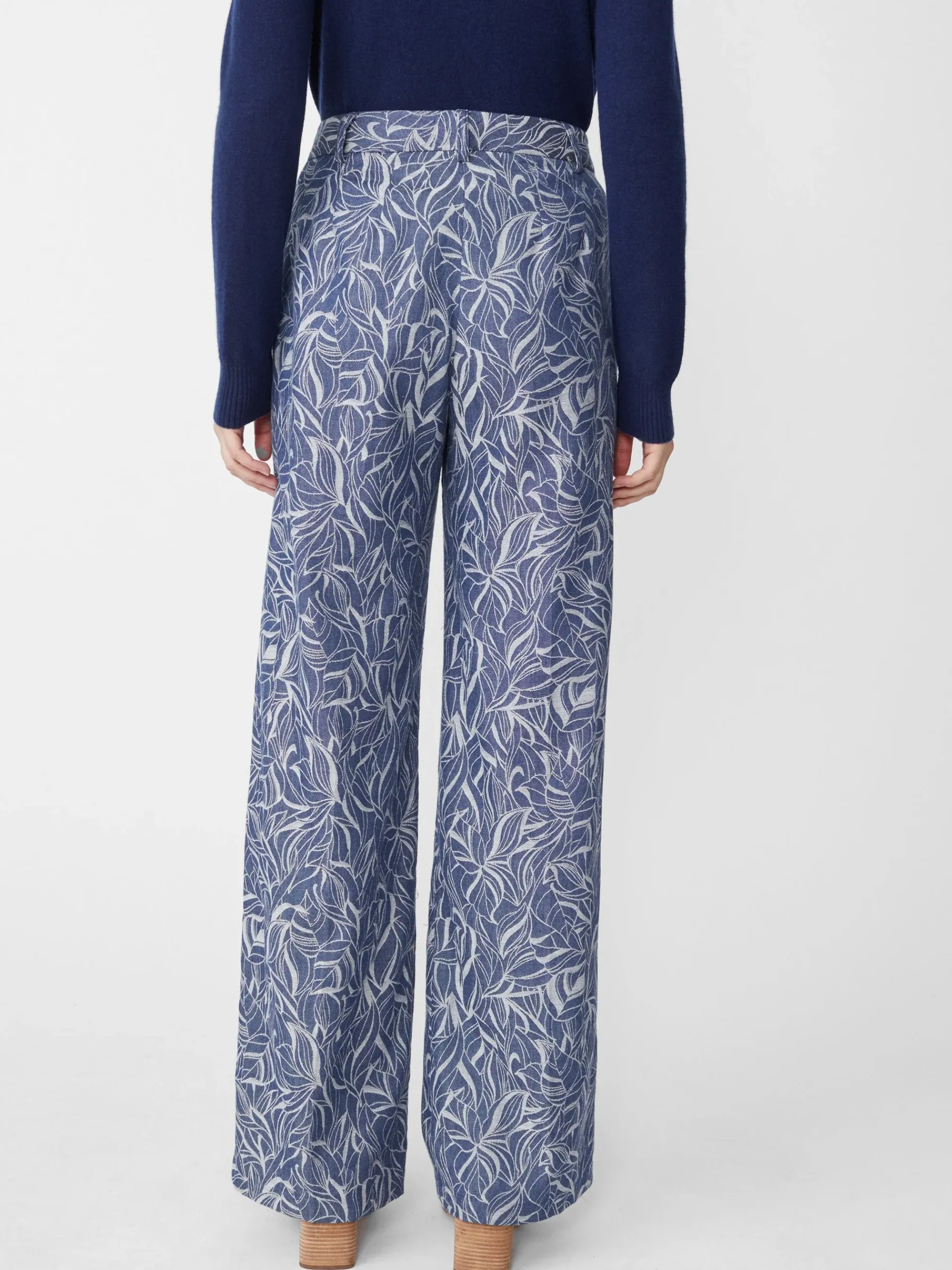 J.McLaughlin Morgan Pants In Leaf Lover Jacquard-Women Suits & Sets|Pants