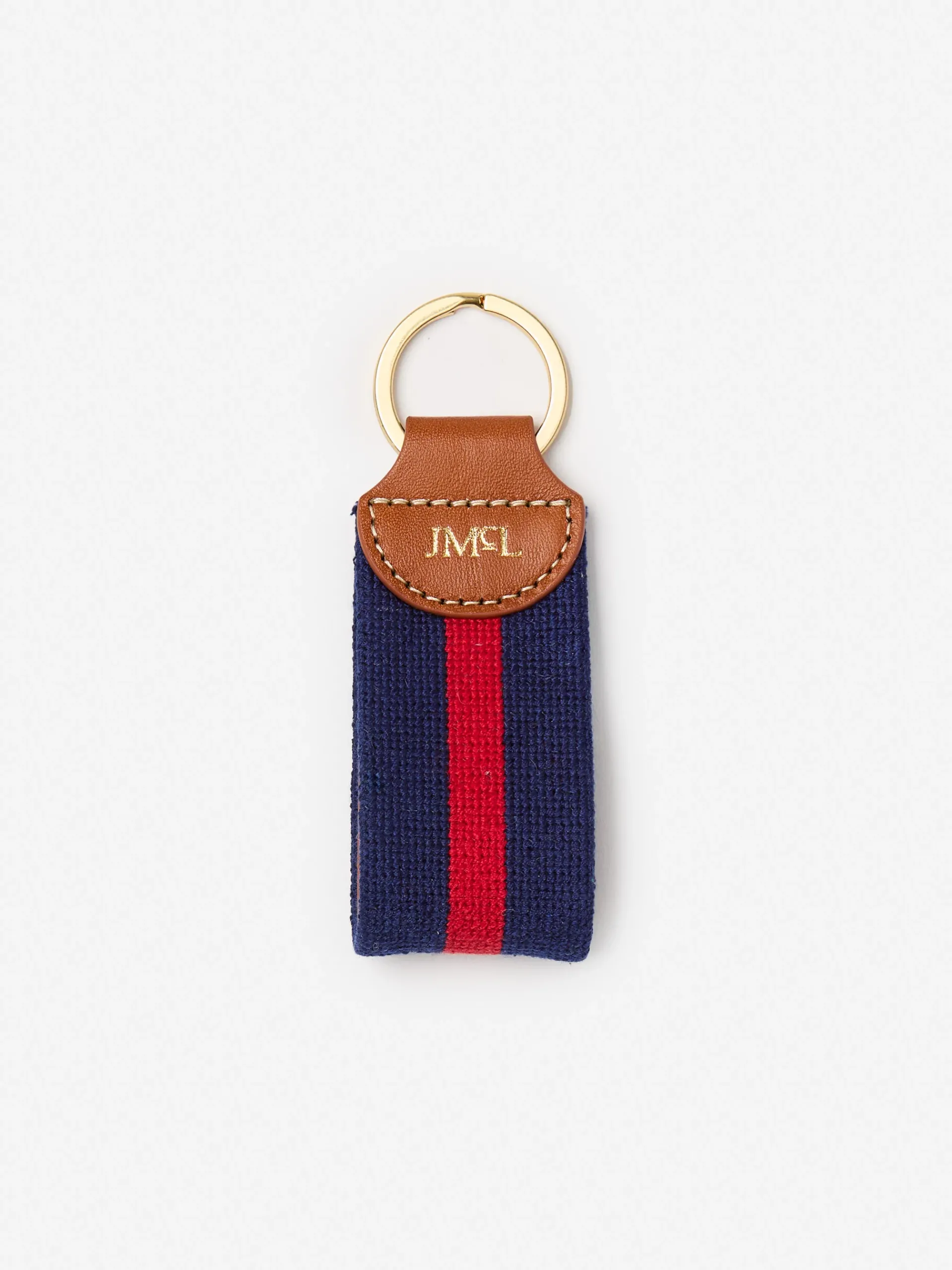 J.McLaughlin Needlepoint Keyfob In Stripe- Shoes & Accessories|Luggage & Travel