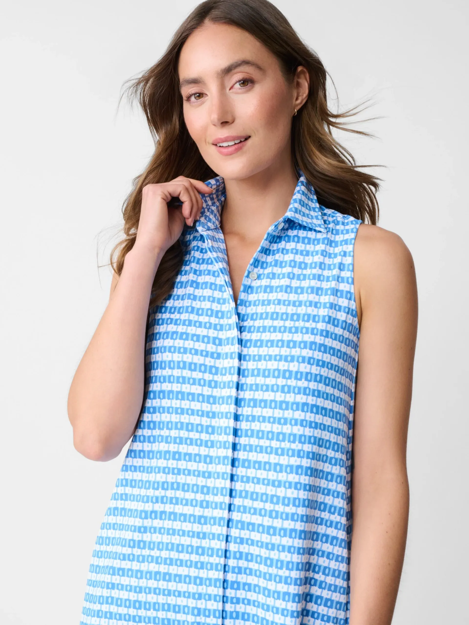 J.McLaughlin Negin Dress In Aberdeen Geo-Women Dresses