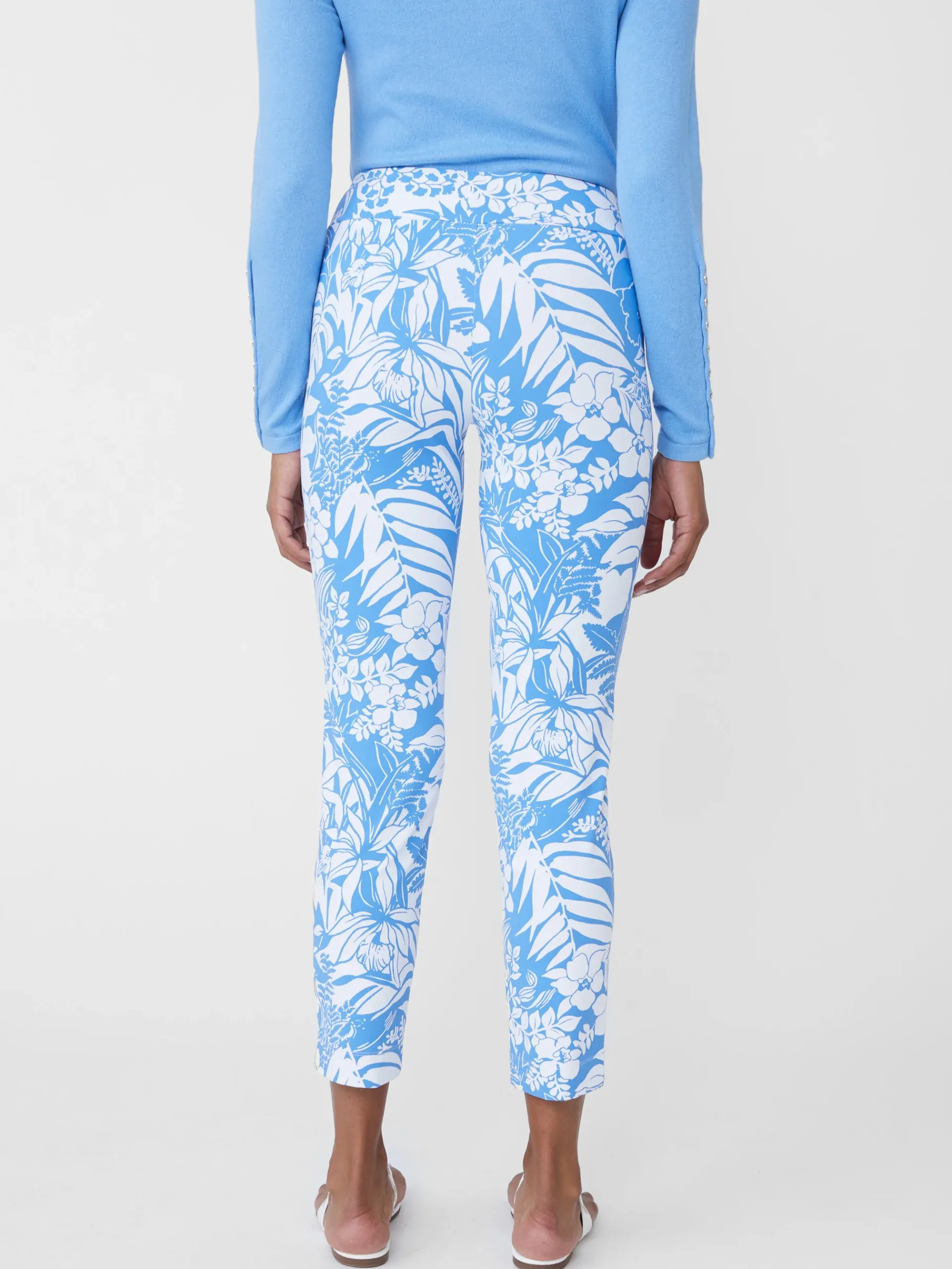 J.McLaughlin Newport Capri Pants In Bay Isle-Women Pants