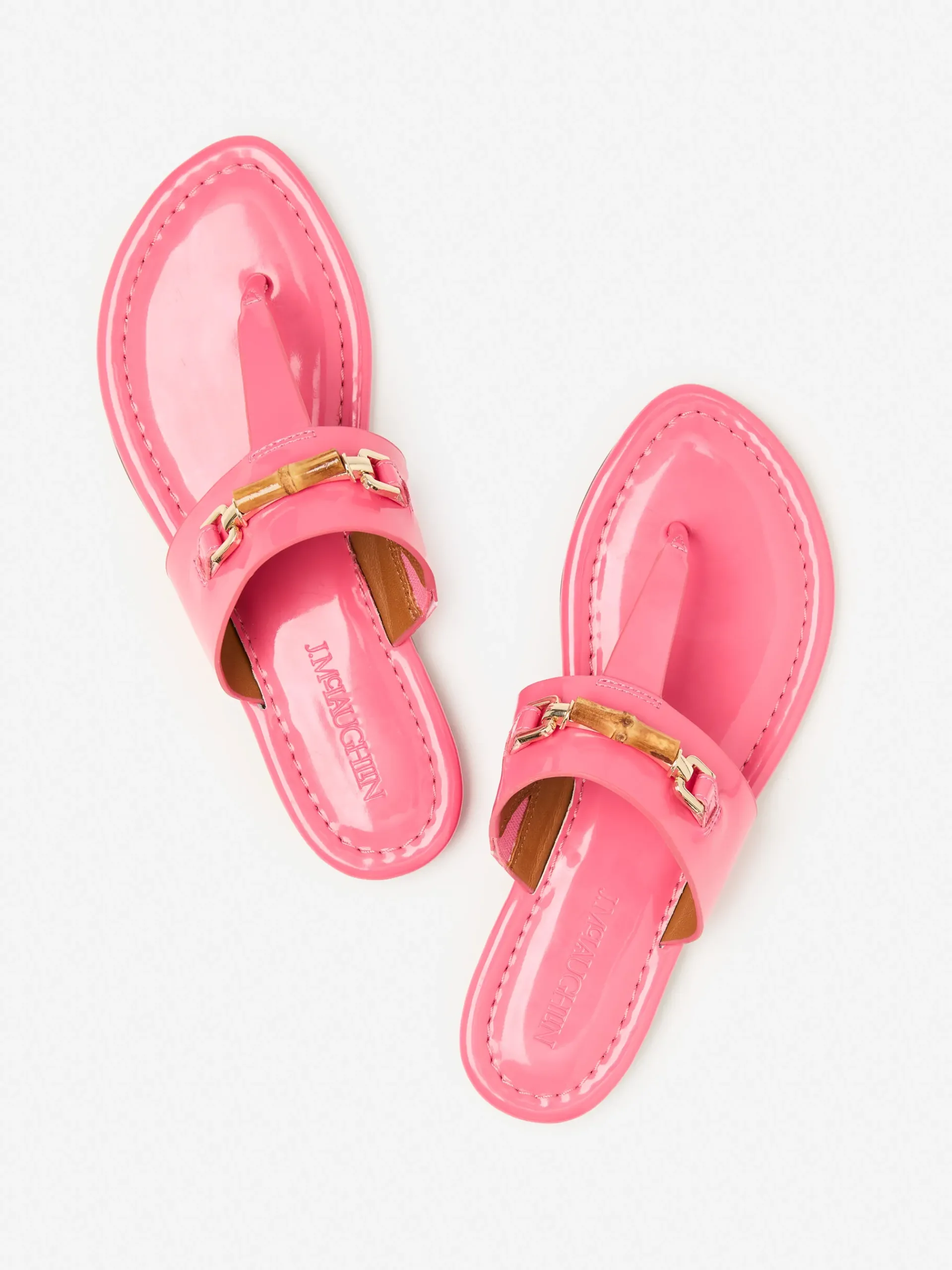 J.McLaughlin Nora Patent Leather Sandals-Women Shoes & Accessories|Sandals