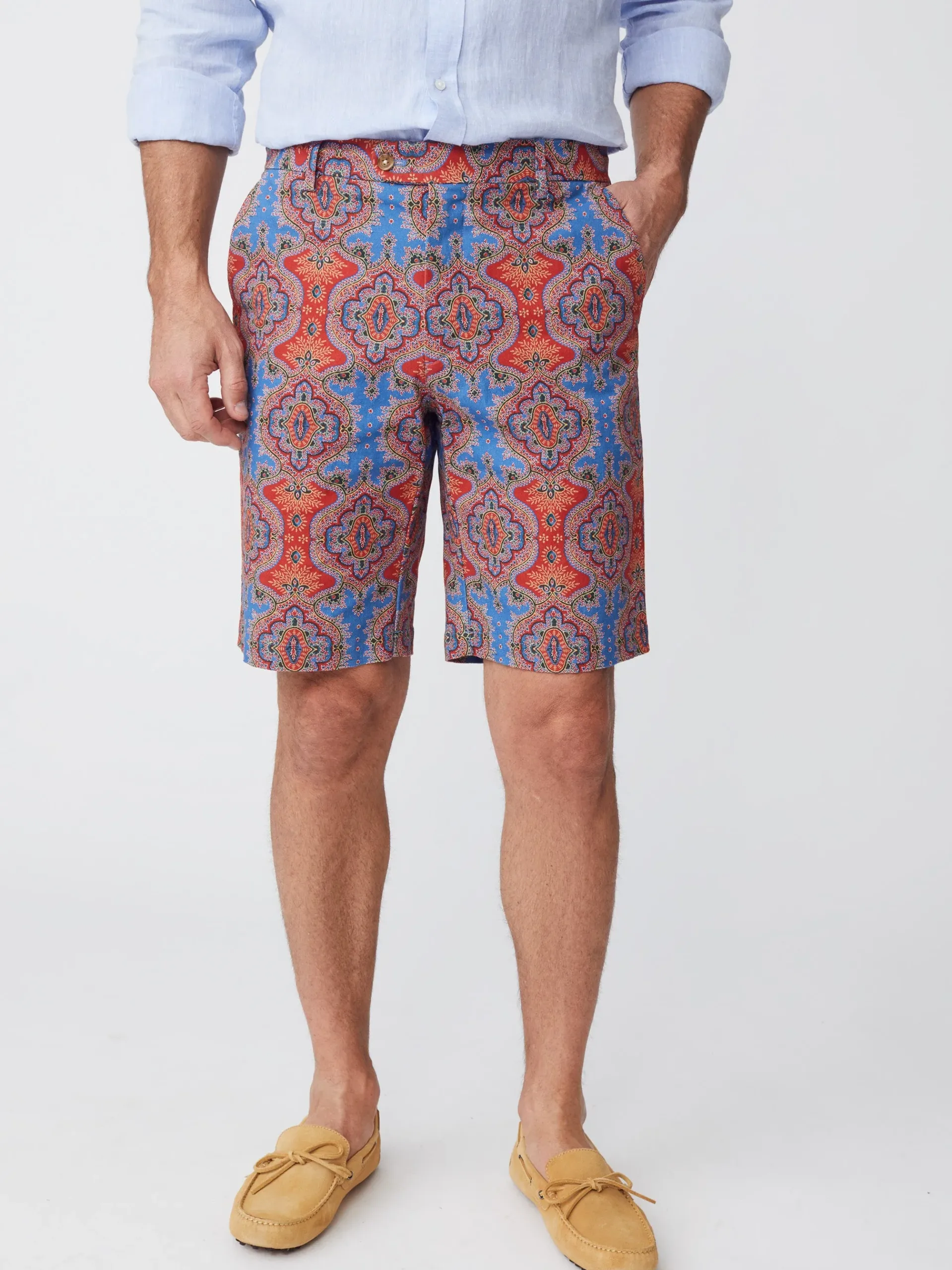 J.McLaughlin Oliver 9" Shorts In Barros Beach- Shorts