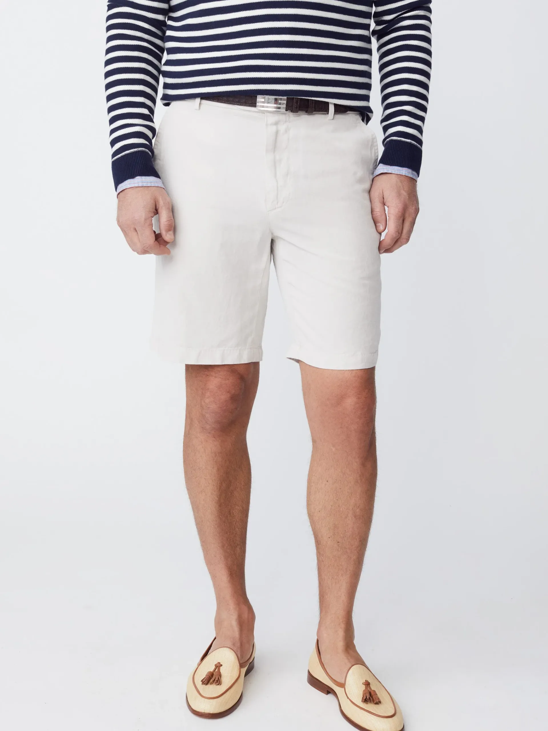 J.McLaughlin Oliver 9" Shorts In Italian Summer Twill- Shorts
