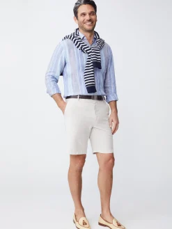 J.McLaughlin Oliver 9" Shorts In Italian Summer Twill- Shorts