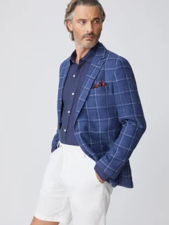 J.McLaughlin Oliver 9" Shorts In Italian Summer Twill- Shorts