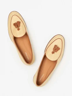 J.McLaughlin Oskar Grasscloth Loafers- Shoes & Accessories|Loafers