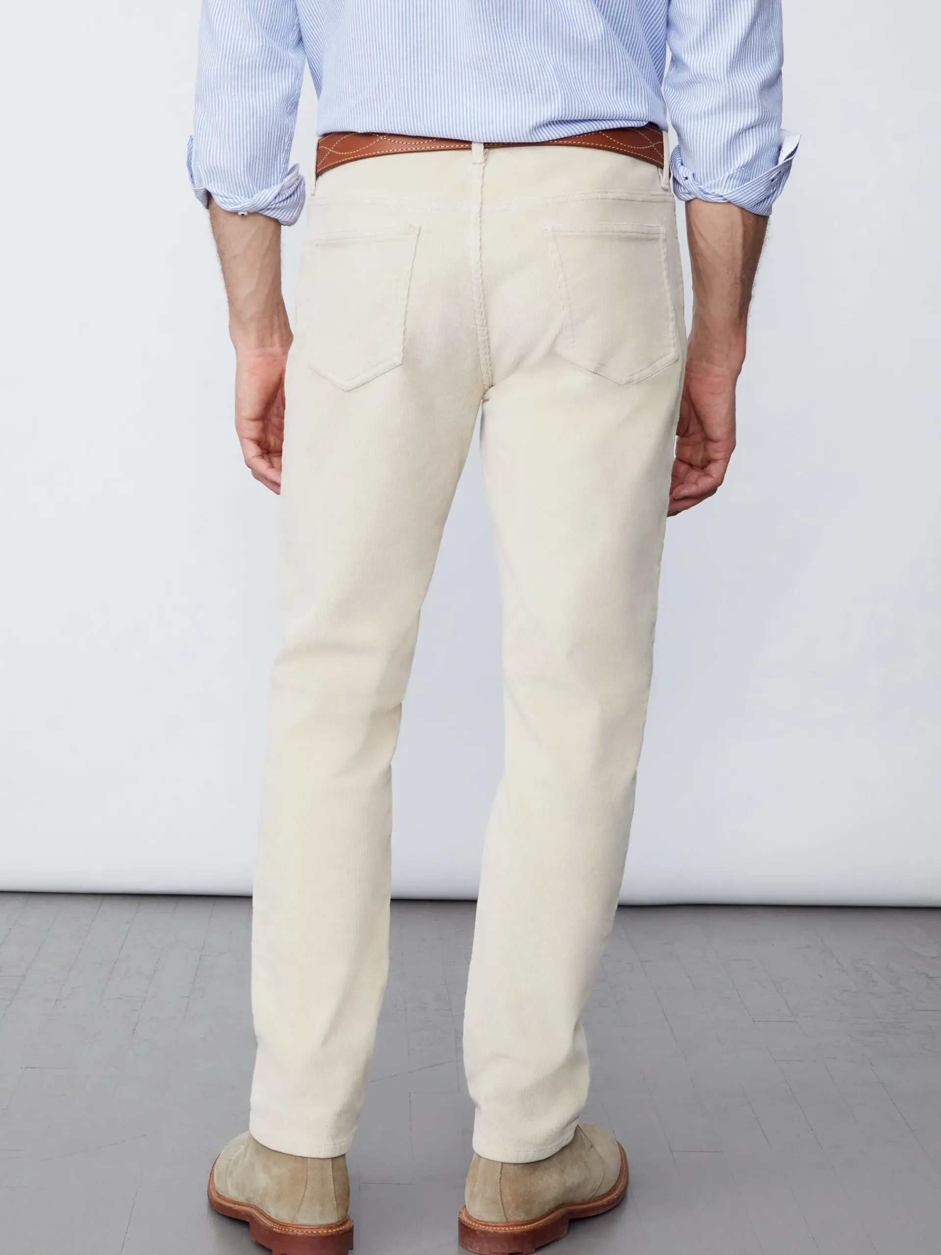 J.McLaughlin Parker 5-Pocket Straight Pants In Italian Stretch Cord- Pants