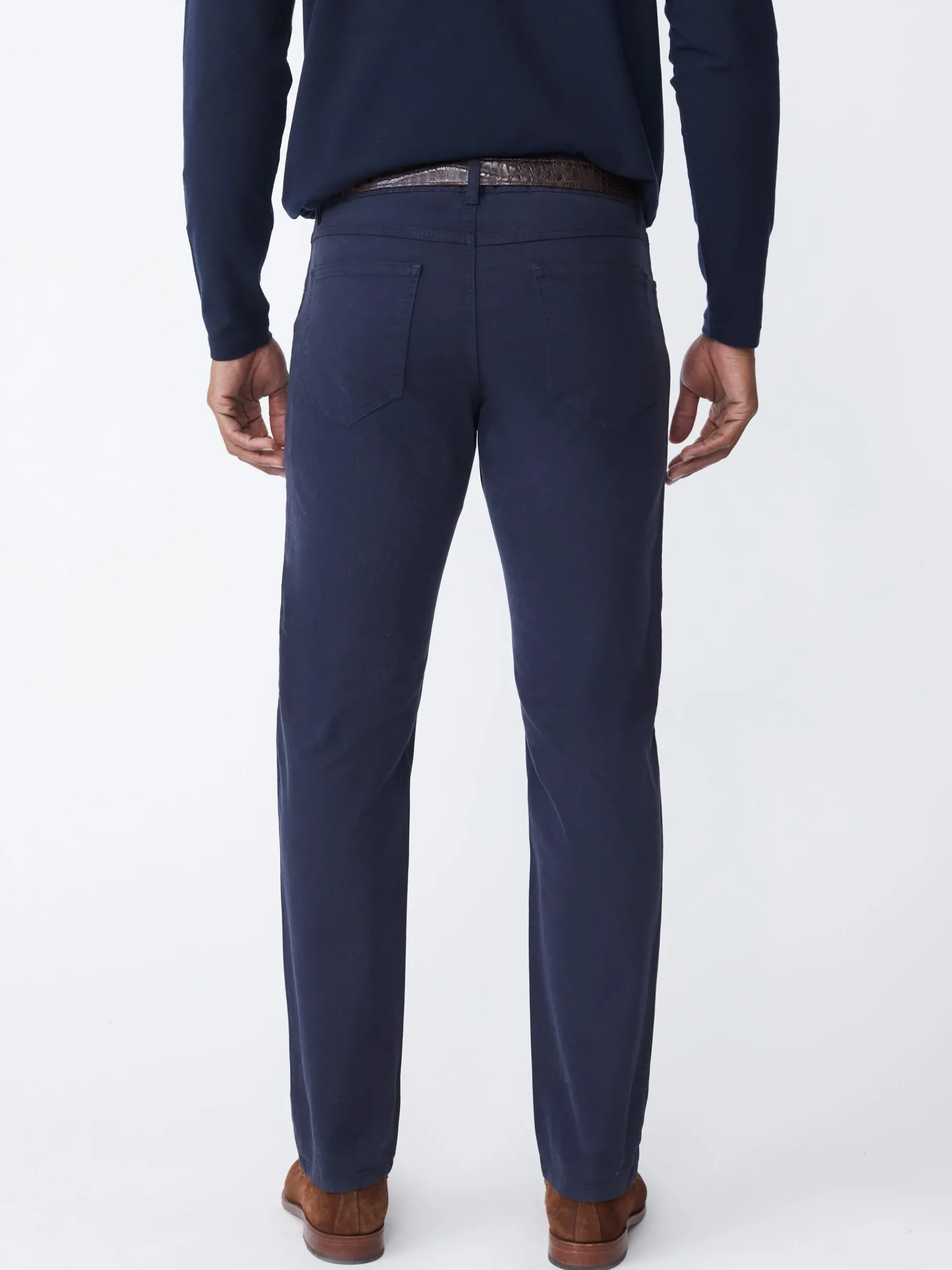 J.McLaughlin Parker 5-Pocket Straight Pants In Stretch Cotton Sateen- Pants