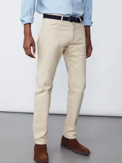 J.McLaughlin Parker 5-Pocket Straight Pants In Stretch Cotton Sateen- Pants