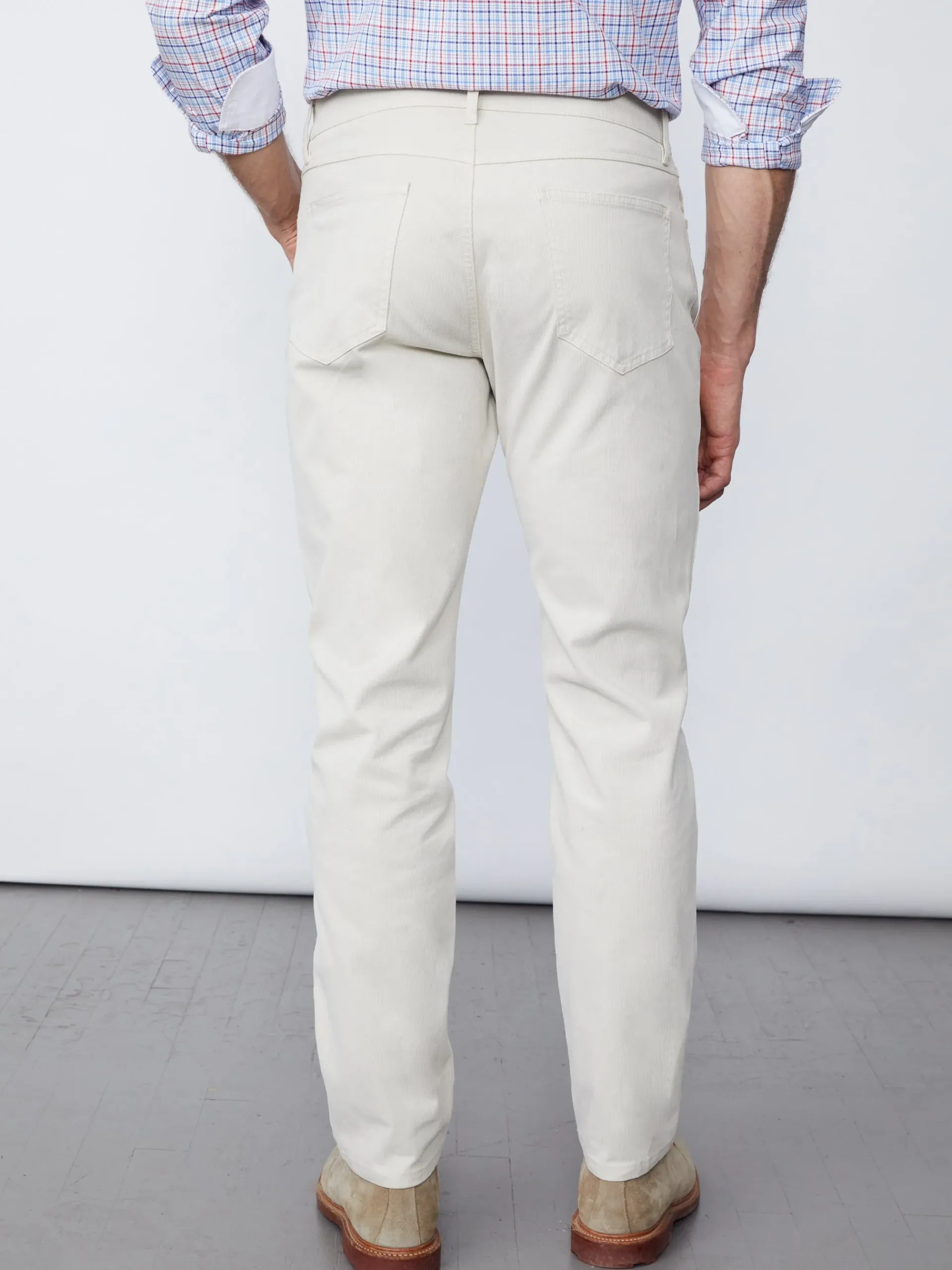 J.McLaughlin Parker 5-Pocket Straight Pants In Italian Stretch Bedford Cord- Pants