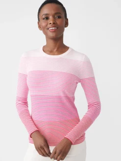 J.McLaughlin Poet Sweater In Stripe-Women Sweaters
