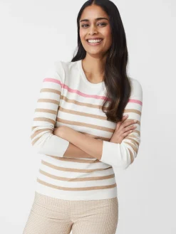 J.McLaughlin Poet Sweater In Stripe-Women Sweaters