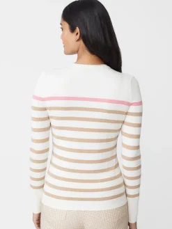J.McLaughlin Poet Sweater In Stripe-Women Sweaters