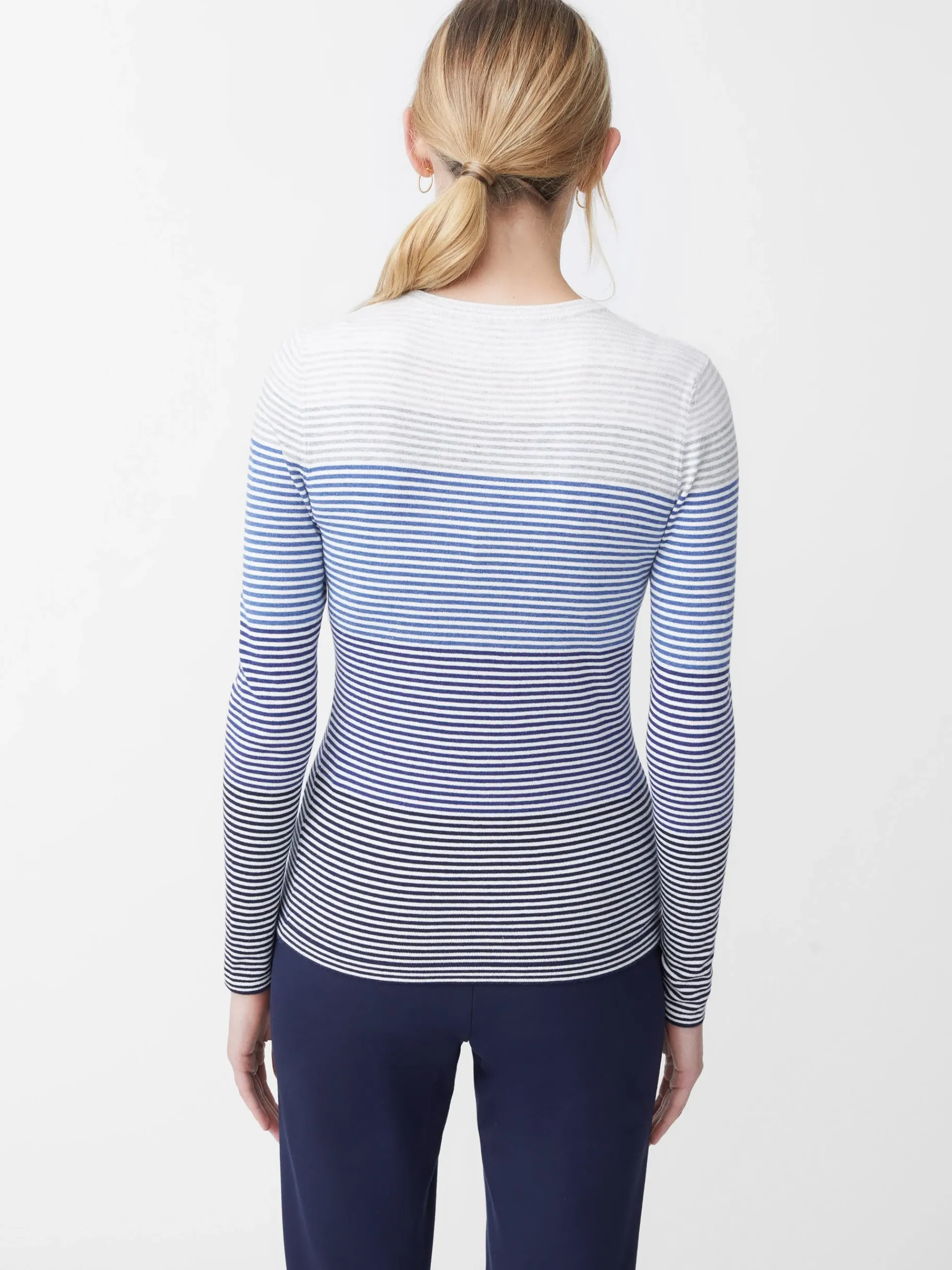 J.McLaughlin Poet Sweater In Stripe-Women Sweaters