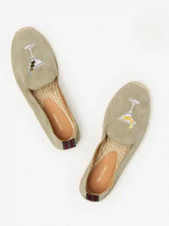 J.McLaughlin Rafe Suede Espadrilles In Martini- Shoes & Accessories|Loafers