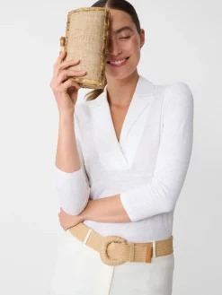 J.McLaughlin Romeo Linen Shirt-Women Tops
