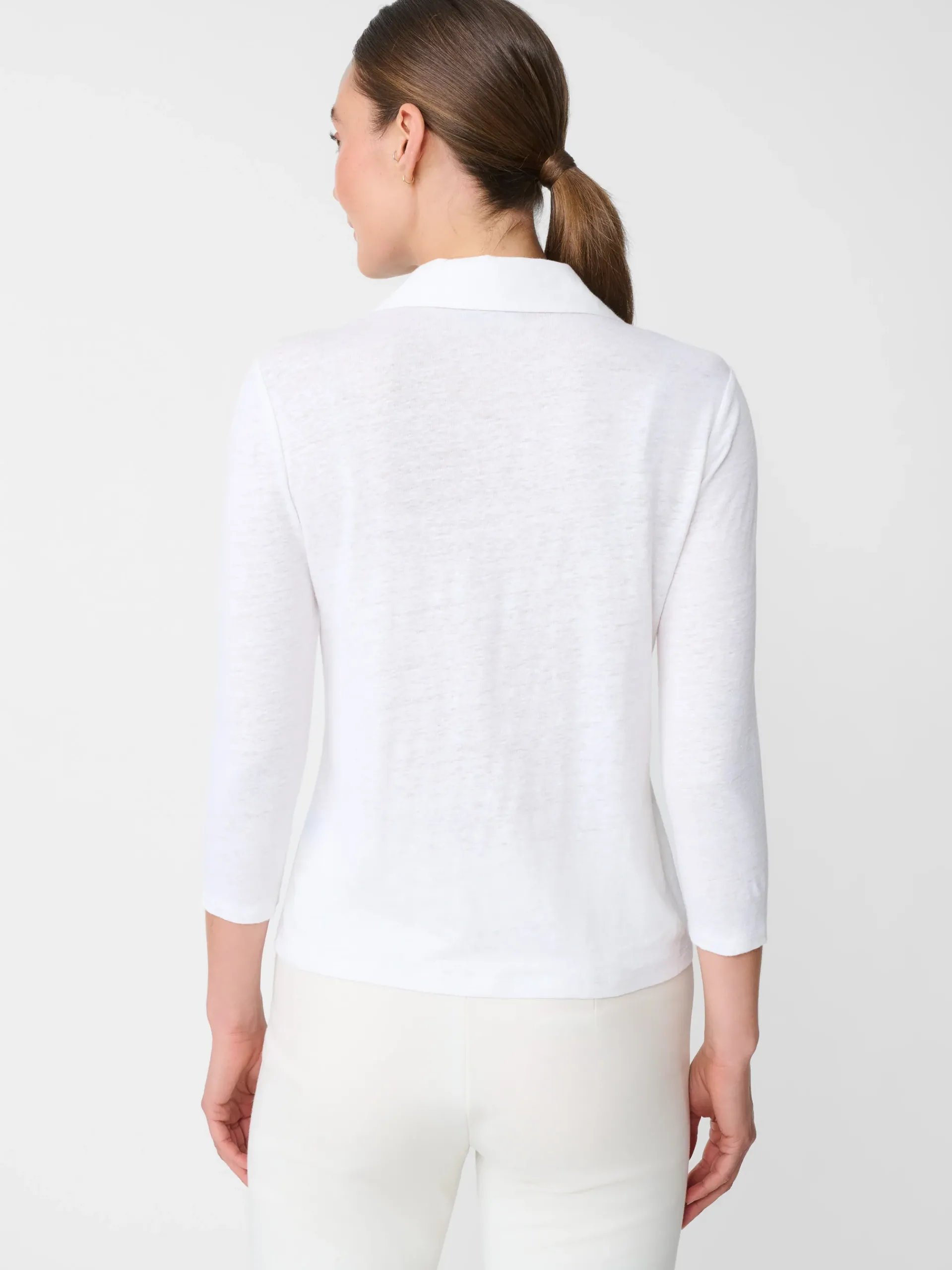 J.McLaughlin Romeo Linen Shirt-Women Tops