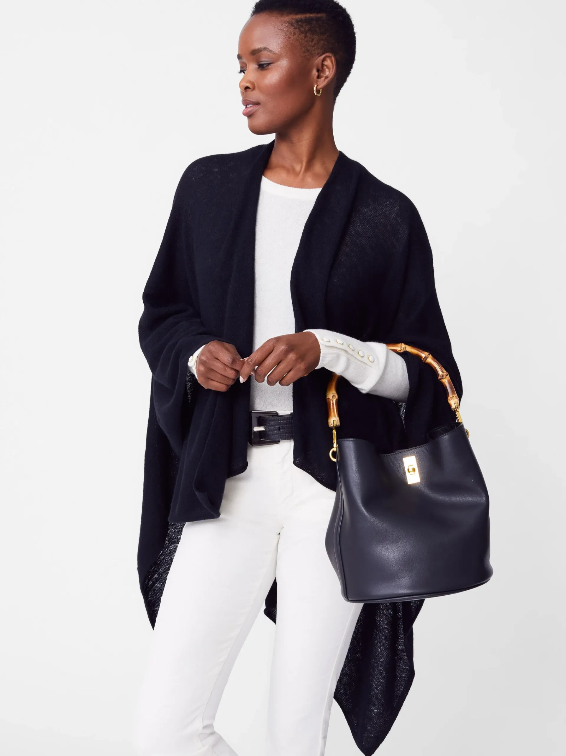 J.McLaughlin Rossi Cashmere Wrap-Women Jackets & Outerwear|Sweaters
