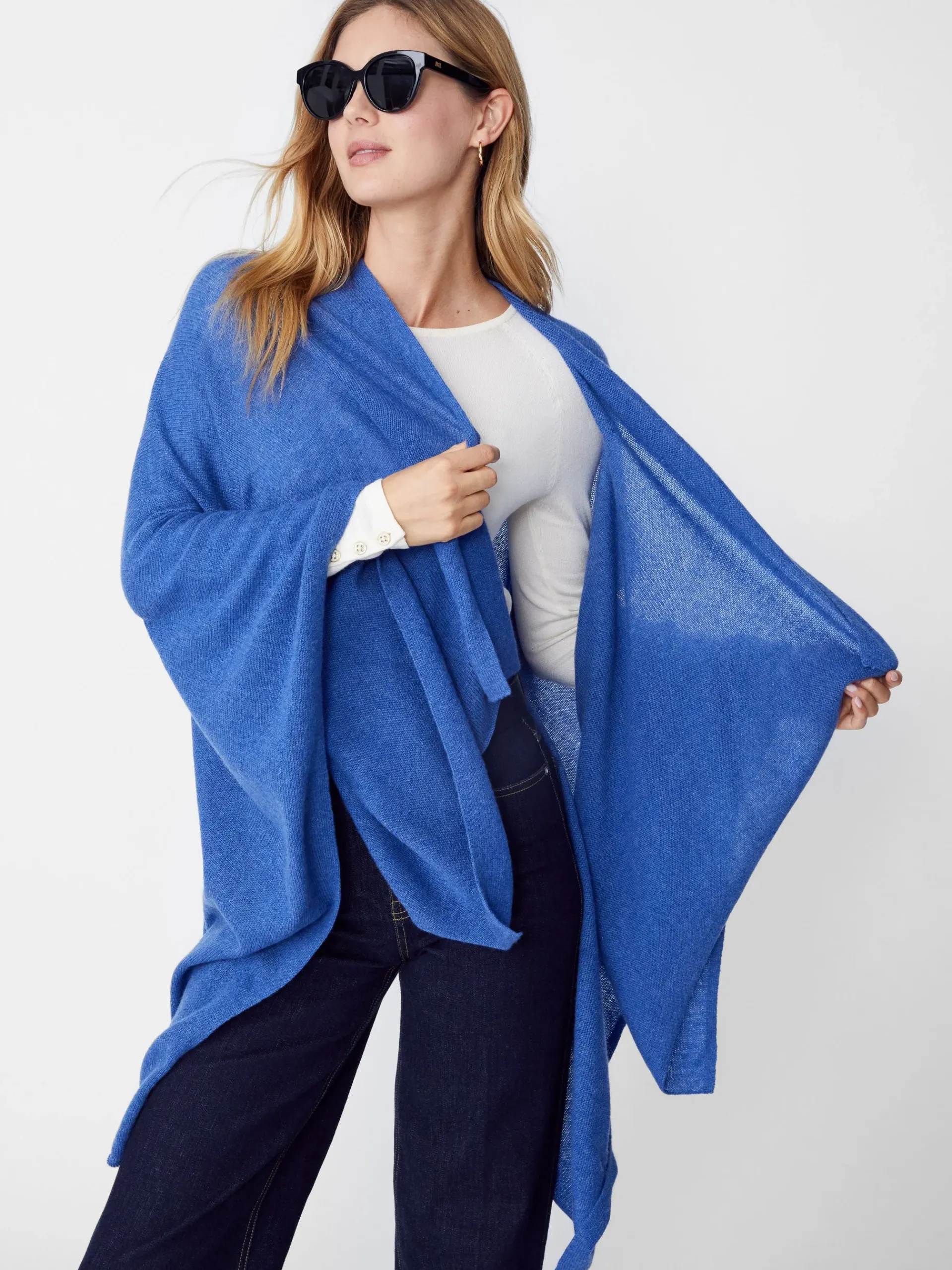 J.McLaughlin Rossi Cashmere Wrap-Women Jackets & Outerwear|Sweaters