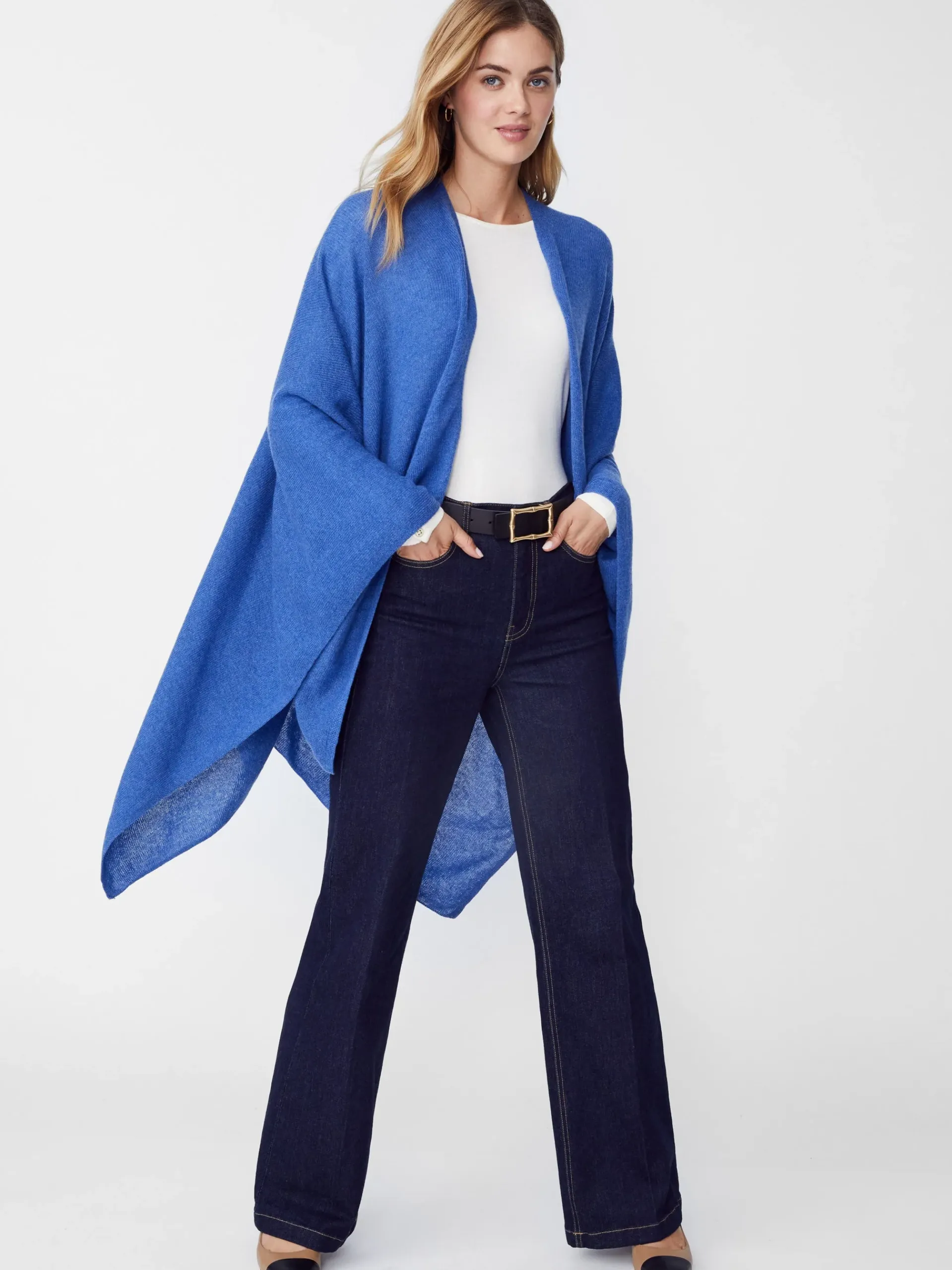 J.McLaughlin Rossi Cashmere Wrap-Women Jackets & Outerwear|Sweaters